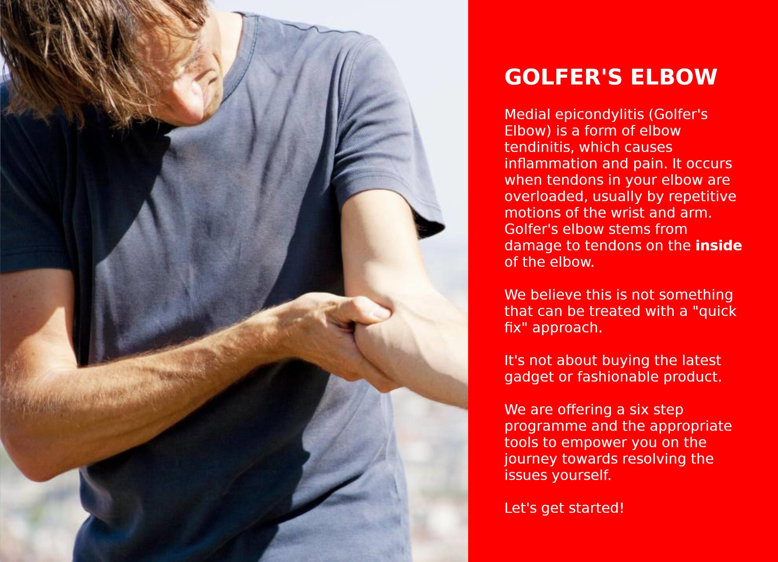 Golfer's Elbow Pain Explained