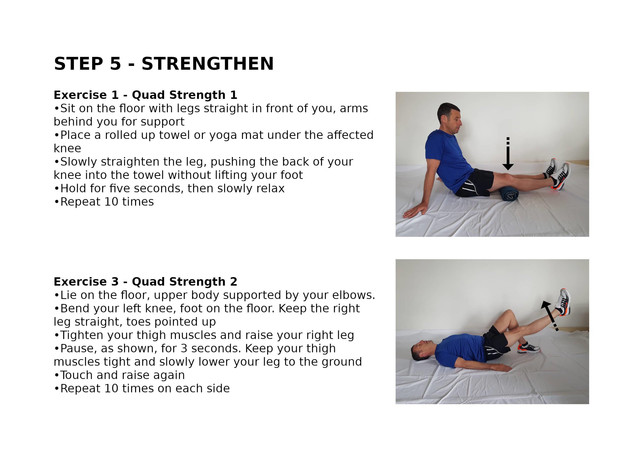 Knee Pain Kit - Step 5 - Strength Exercises