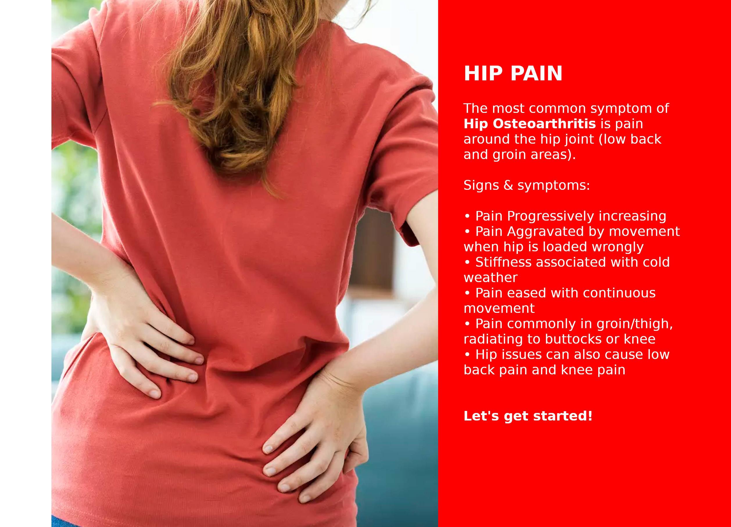 Hip Pain Description