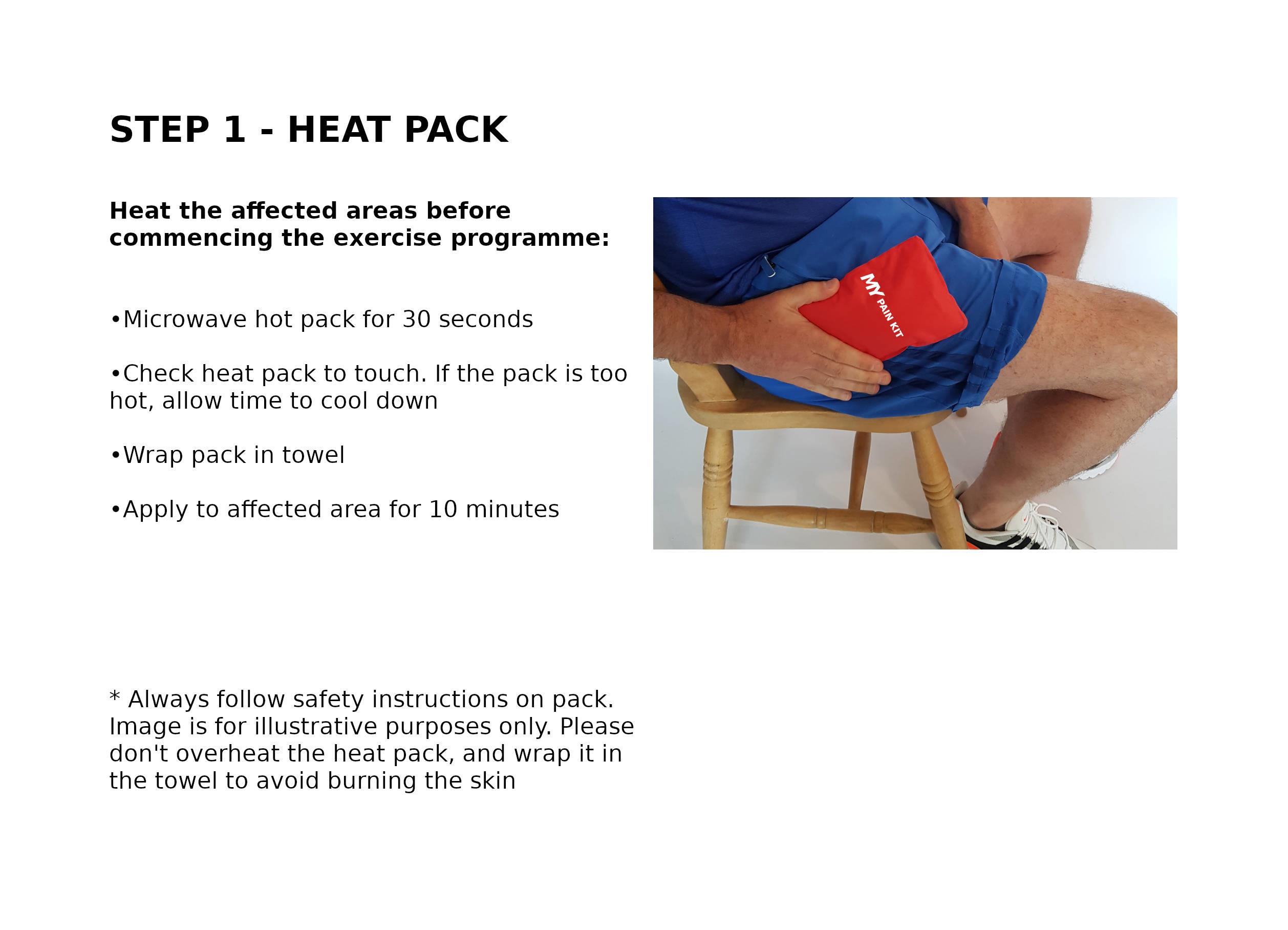 Hip Pain Treatment Step 1