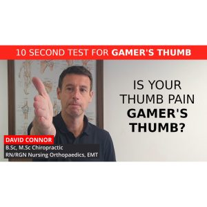 Thumb Pain Test For Gamer's Thumb