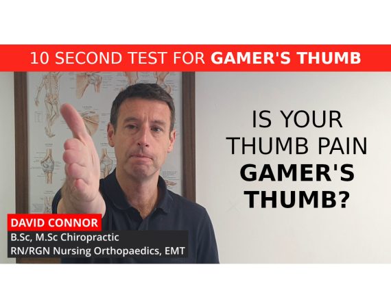 Thumb Pain Test For Gamer's Thumb