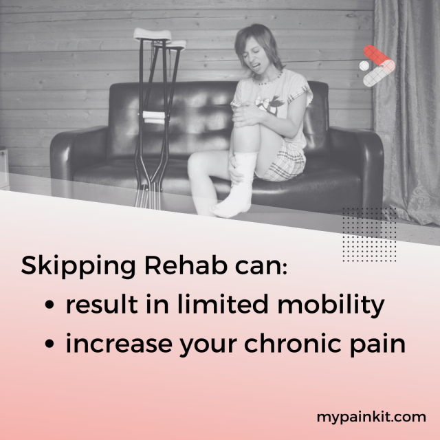 limited mobility, increase in chronic pain