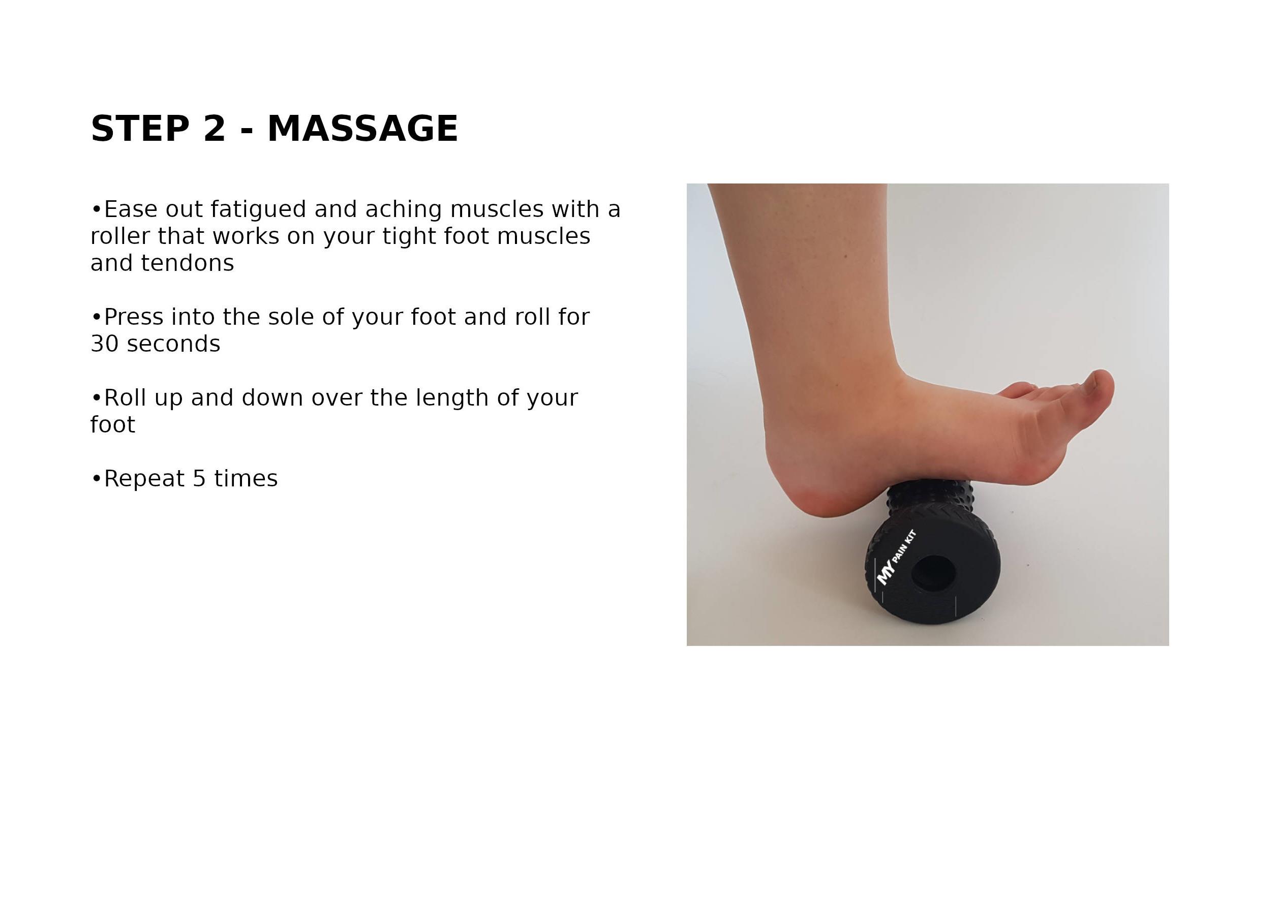 Plantar Fasciitis Step 2 Massage