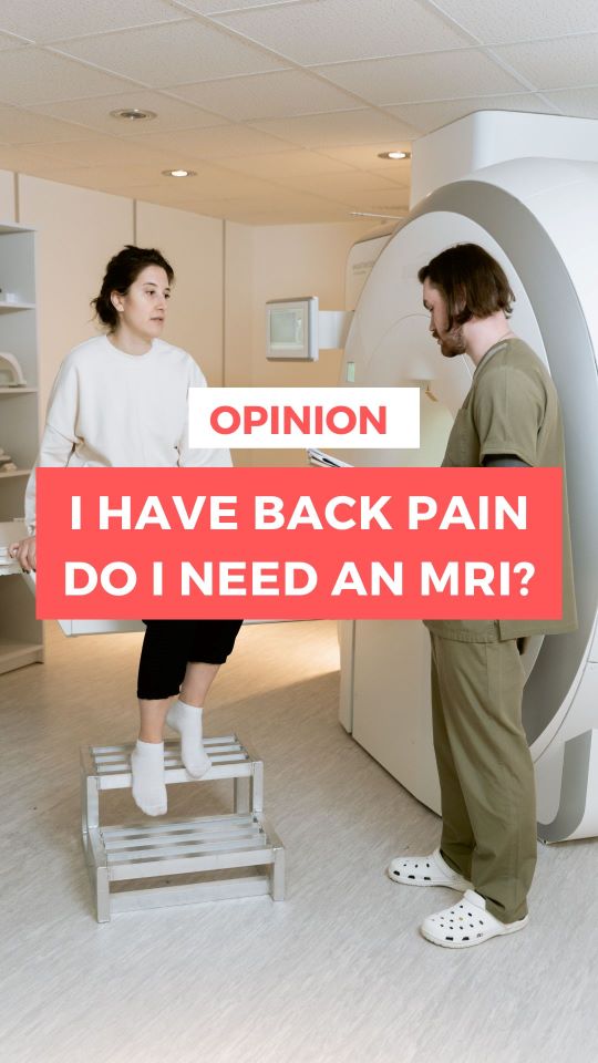 I Have Back Pain - Do I Need An MRI Scan? - My Pain Kit