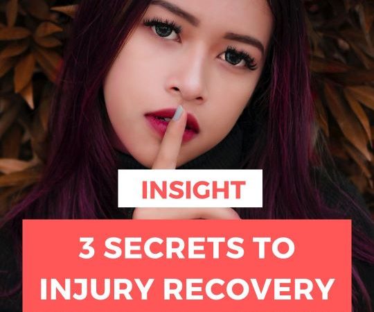 We're sharing the secret to injury recovery