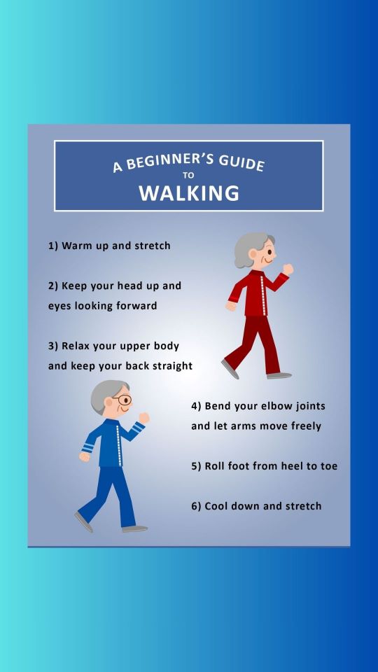 6 Steps to walking