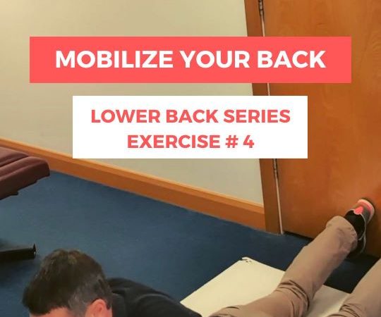 Dave our chiropractor demonstrating Exercise 4 of our Lower Back Pain Series