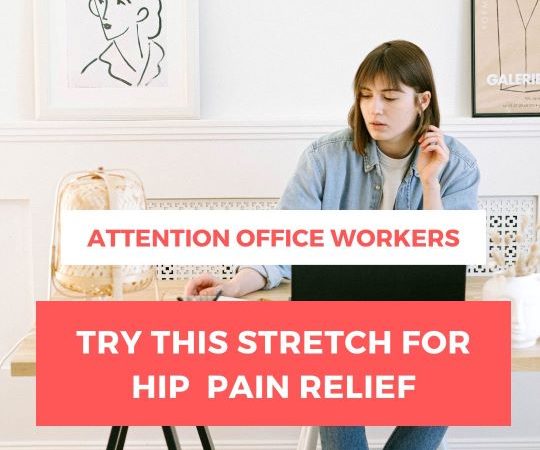 Woman sitting at her desk working