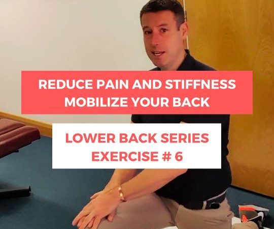 Dave our chiropractor demonstrating Exercise 6 of our Lower Back Pain Series